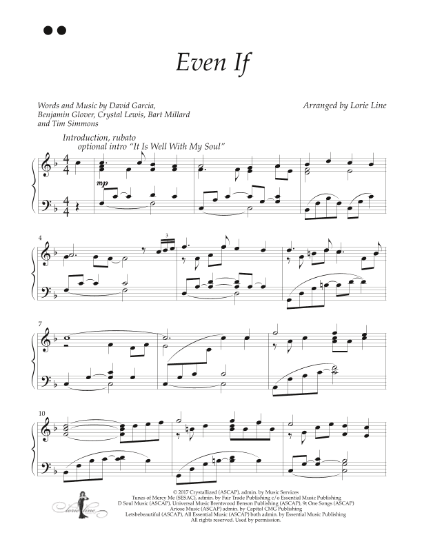 Even If (arr. Lorie Line)