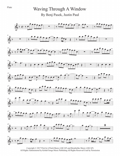 Waving Through A Window (arr. Kevin Busse)