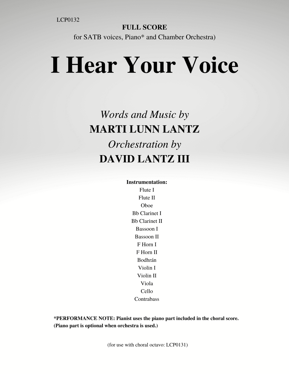 I Hear Your Voice