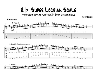 Eb Super Locrian Scale (4 Ways to Play)