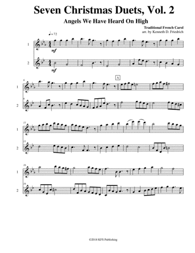 Seven Christmas Duets, Vol. 2 (arr. Kenneth D. Friedrich)