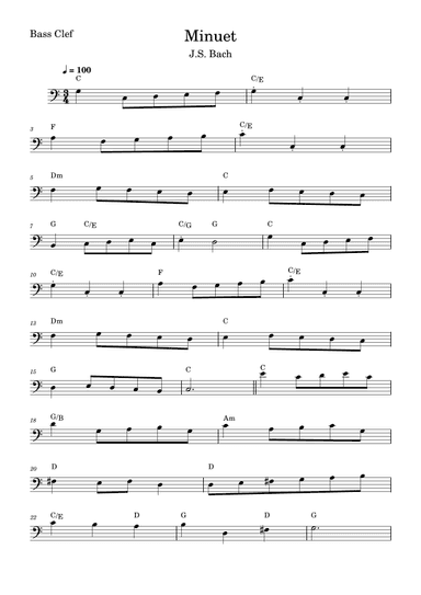Minuet (arr. Fabio Eduardo de Oliveira)