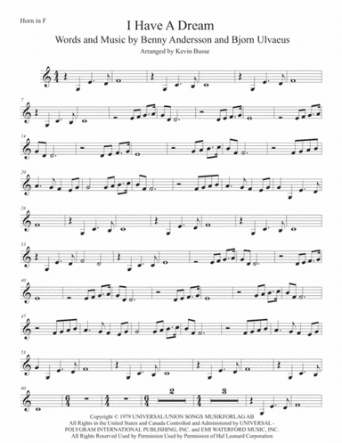 I Have A Dream (arr. Kevin Busse)