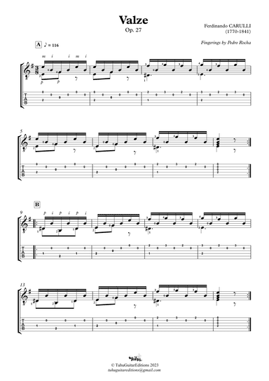 Vals (arr. Pedro Rocha)