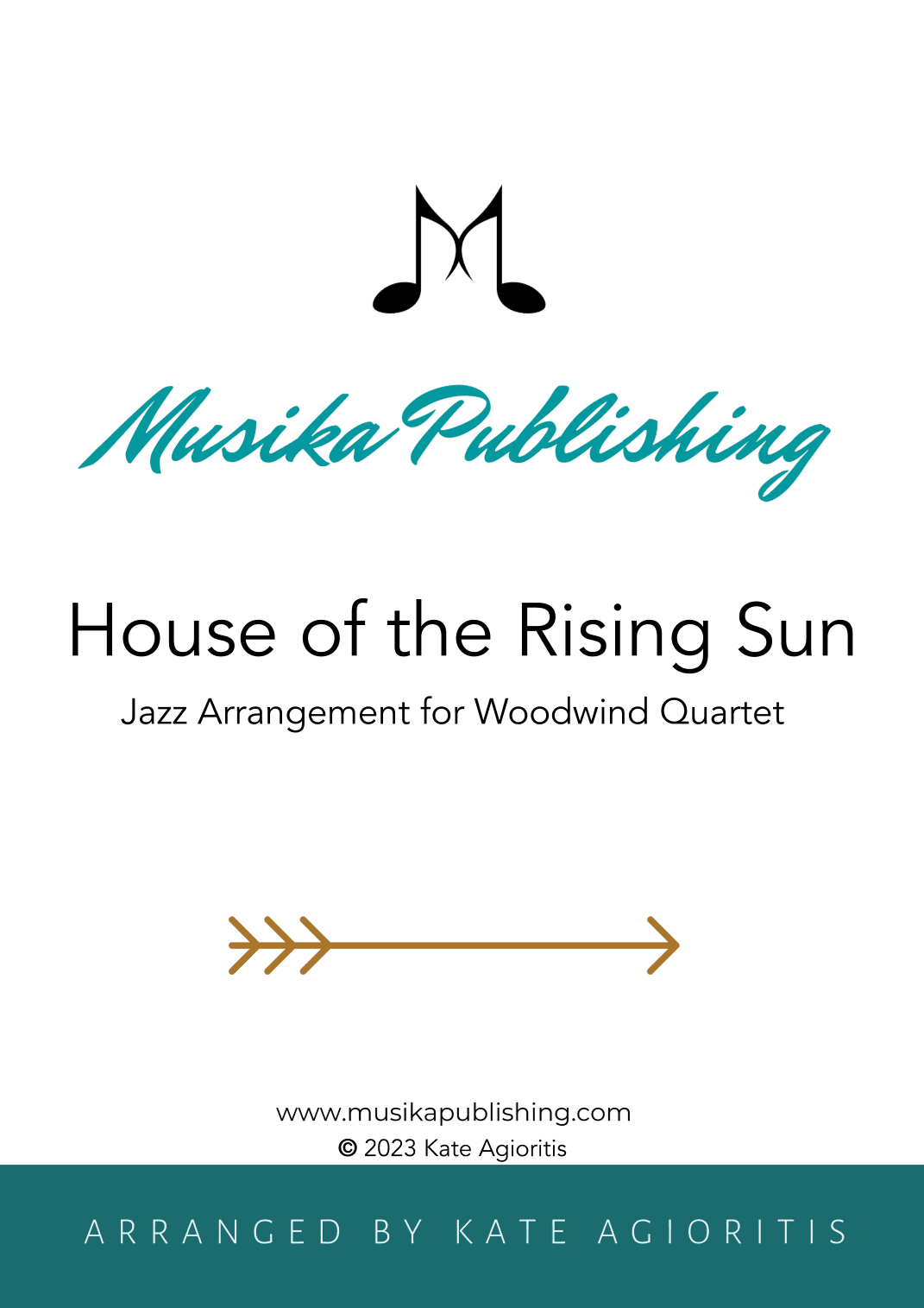 House of the Rising Sun - Jazz Arrangement for Woodwind Quartet (arr. Kate Agioritis)
