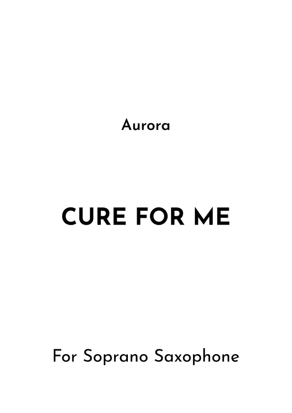 Cure For Me (arr. Jireh J.)