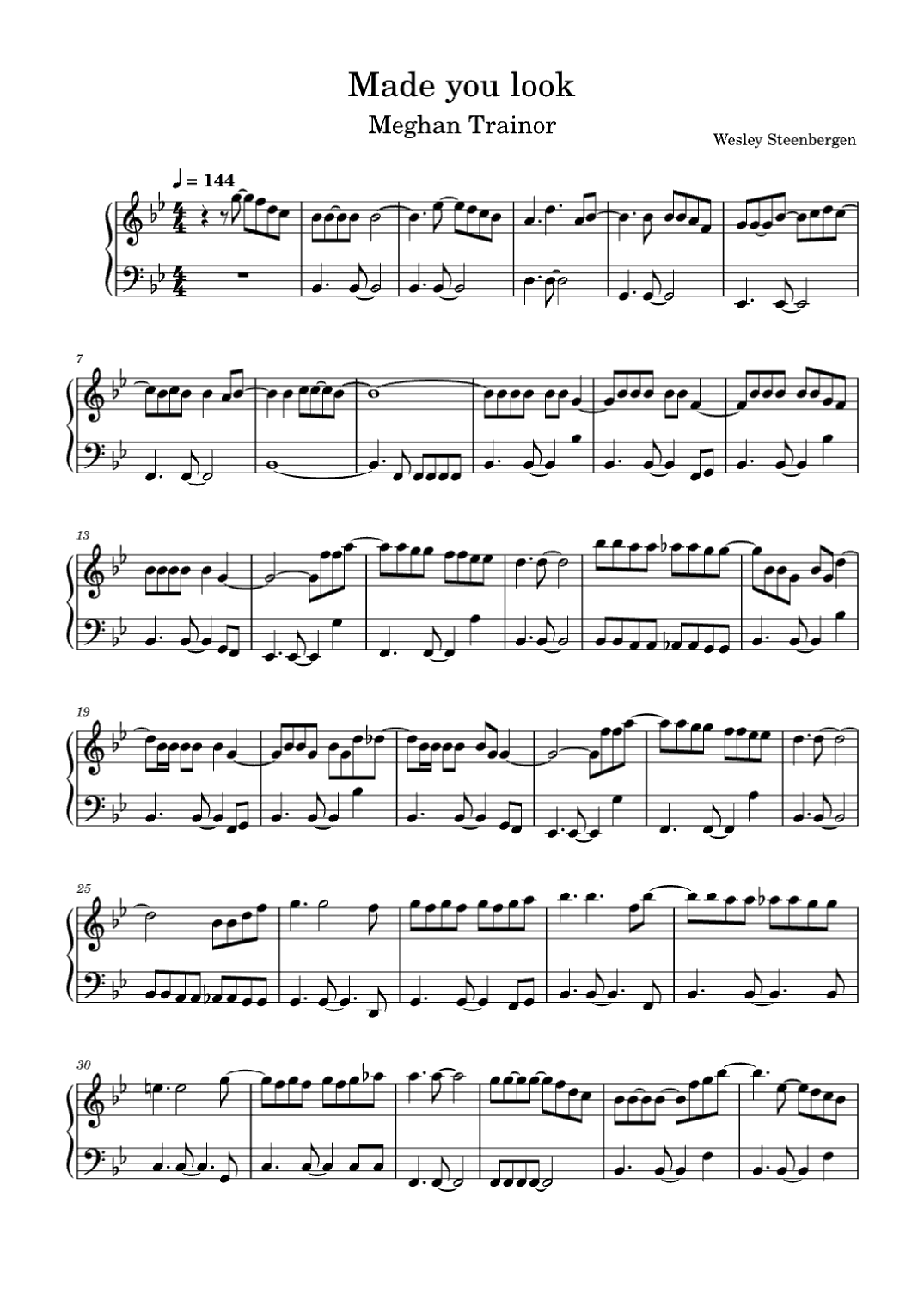 Made You Look (arr. Eduardo Sabino)