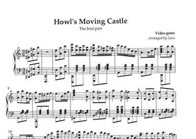 Howl's Moving Castle (arr. Luka Ghita)
