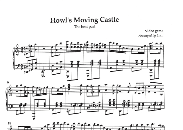 Howl's Moving Castle (arr. Luka Ghita)