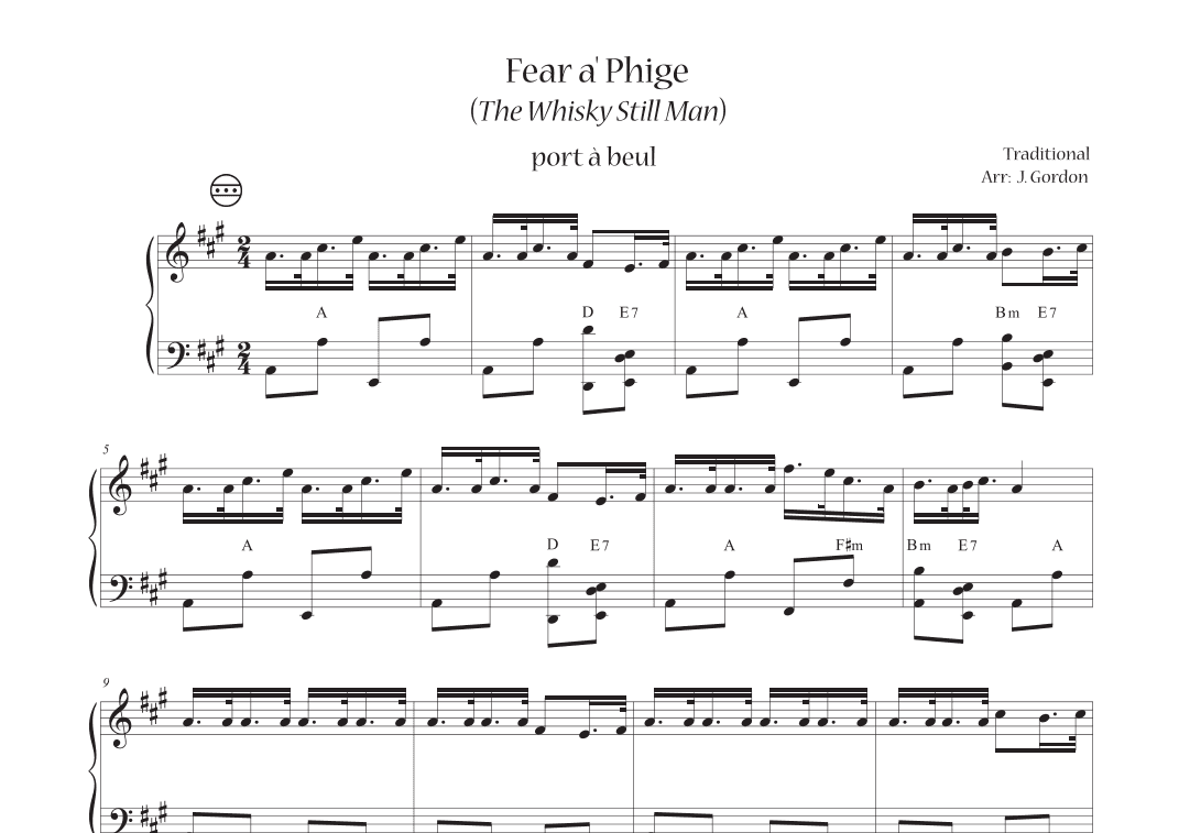 Fear a' Phige (The Whisky Still Man) (arr. Julia Gordon)