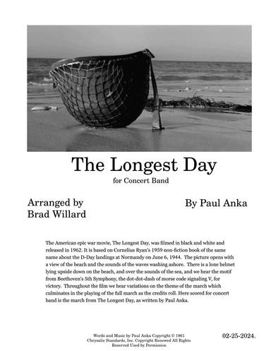 The Longest Day (arr. Brad Willard)