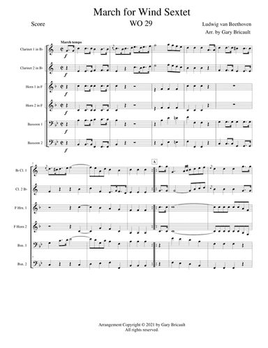 March for Wind Sextet (arr. Gary Bricault)