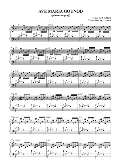 AVE MARIA GOUNOD (arr. Luca Aletta)