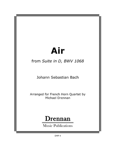 Air from Suite no. 3 in D (arr. Michael Drennan)