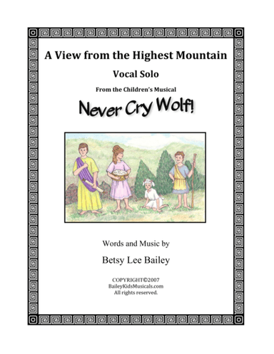 A View from the Highest Mountain - Vocal Solo