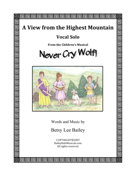 A View from the Highest Mountain - Vocal Solo