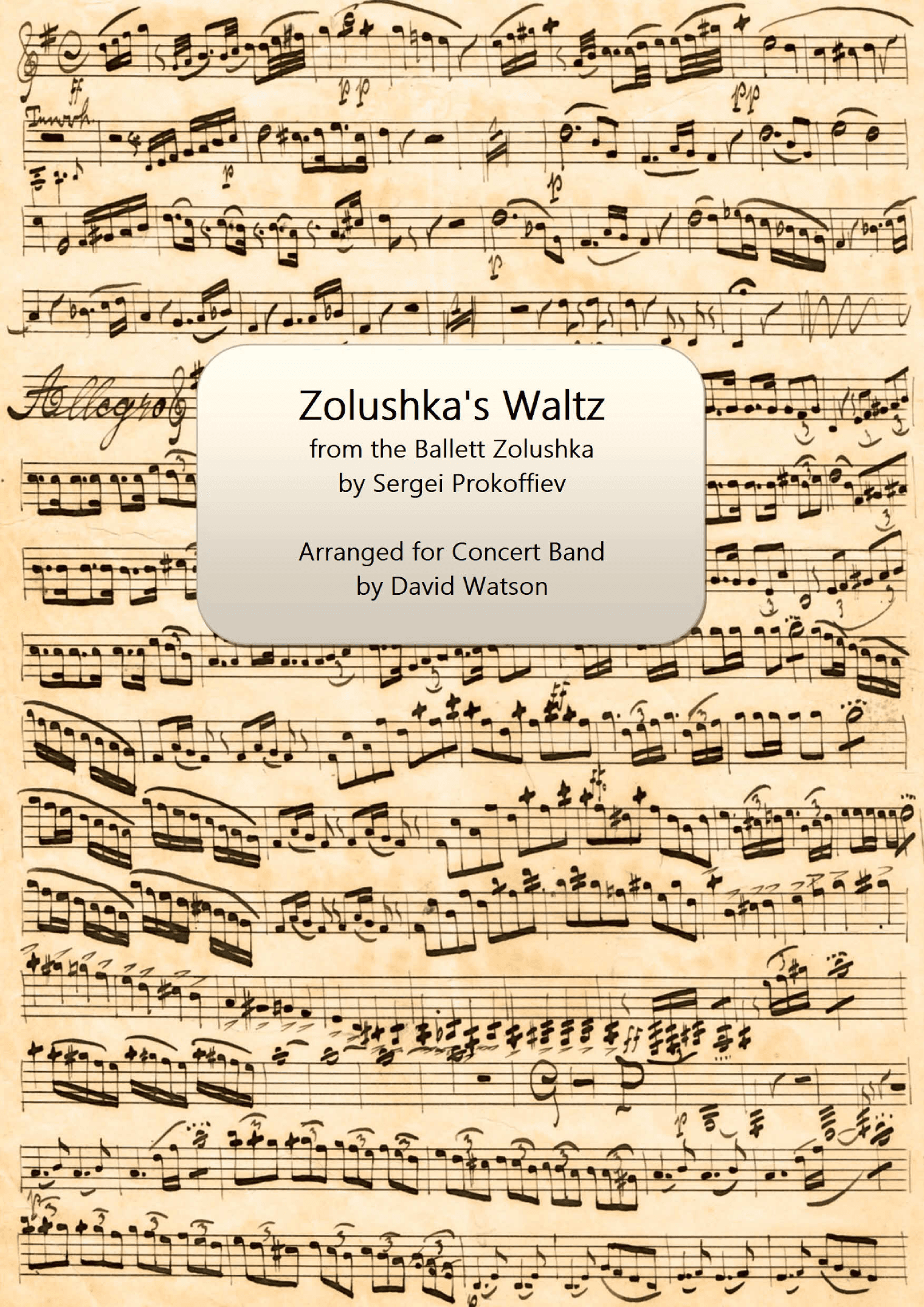 Zolushka's Waltz (arr. David Watson)