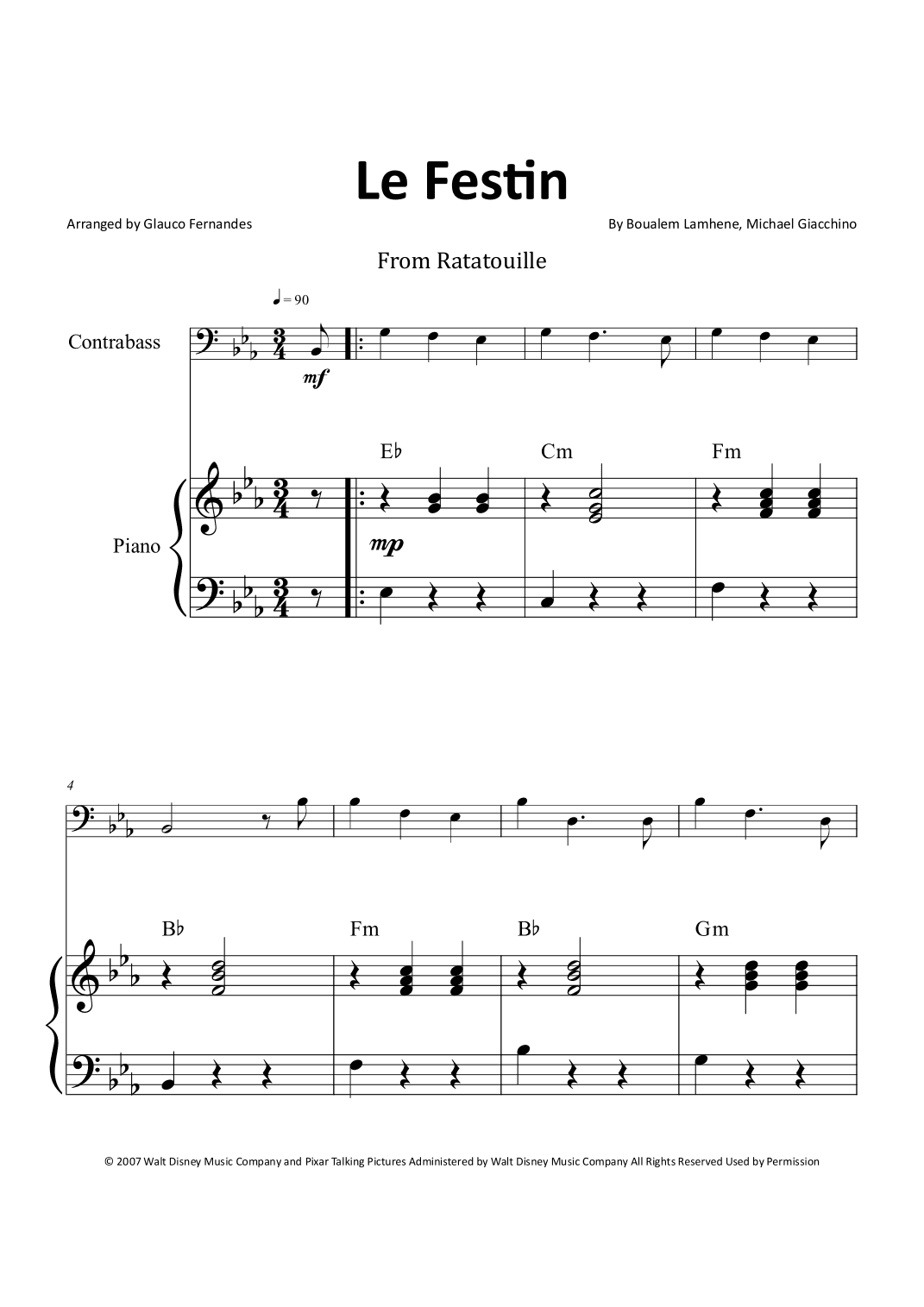 Le Festin (arr. Glauco Fernandes)