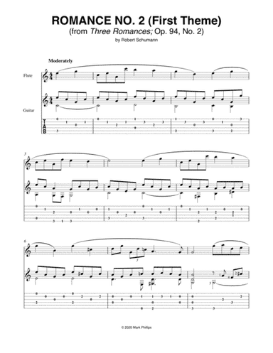 Romance No. 2 (First Theme) (arr. Mark Phillips)