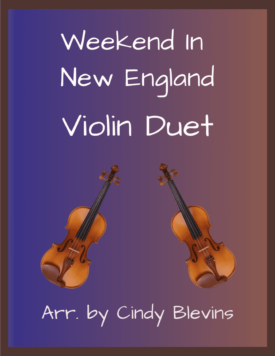 Weekend In New England (arr. Cindy Blevins)