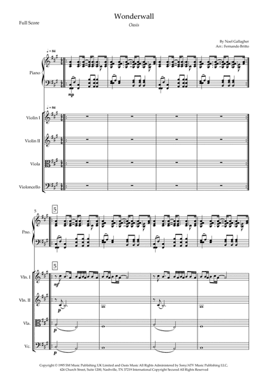 Wonderwall (arr. Fernando Britto)