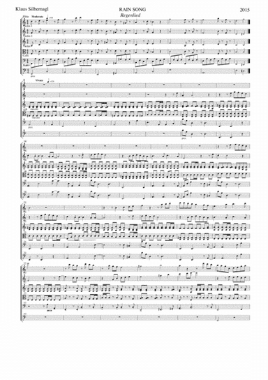 Rain Song, Romance for Flute and Strings