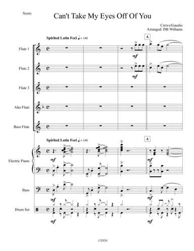 Can't Take My Eyes Off Of You (arr. DB Williams)