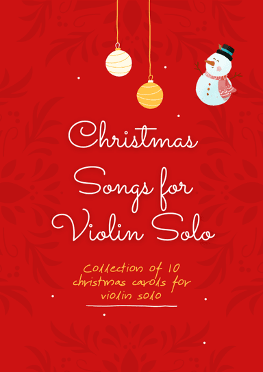 Collection 10 Christmas Carols for Violin Solo (arr. Marcos Soares)