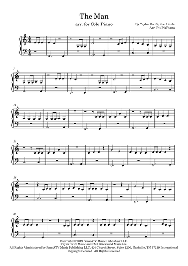 The Man (arr. Più Piu Piano)