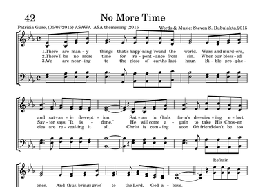 No more time