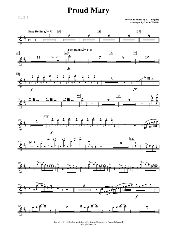 Proud Mary (arr. Lucas Waldin)
