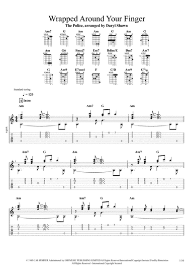 Wrapped Around Your Finger (arr. Daryl Shawn)