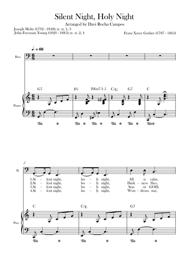 Silent Night, Holy Night (arr. Davi Rocha Campos)