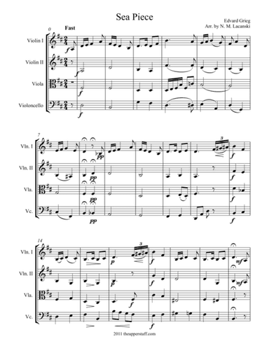 Sea Piece (arr. Nick Lacanski)