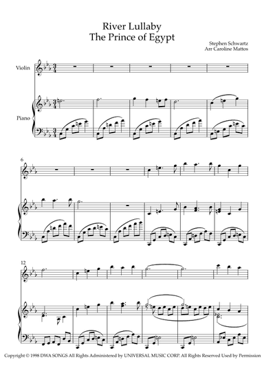 River Lullaby (arr. Caroline Mattos)