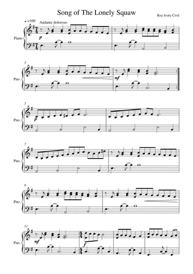 Song Of The Lonely Squaw