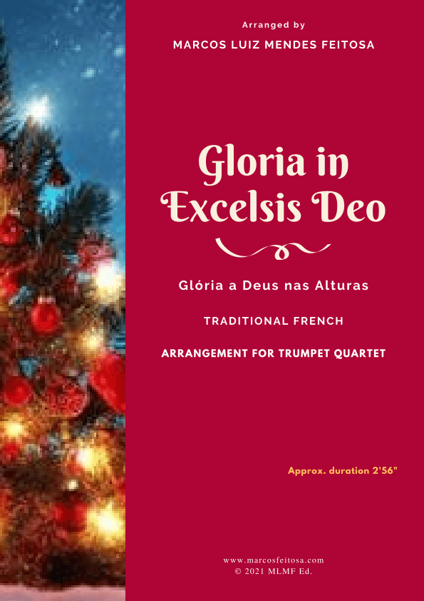 Gloria In Excelsis Deo - Trumpet Quartet (arr. MARCOS LUIZ MENDES FEITOSA)