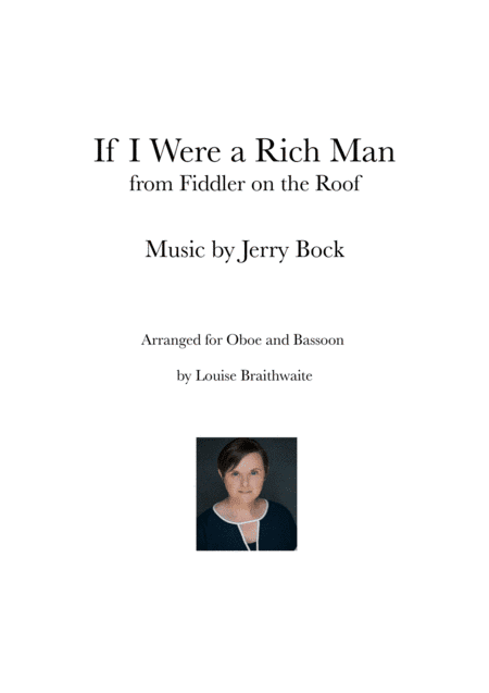 If I Were A Rich Man (arr. Louise Braithwaite)