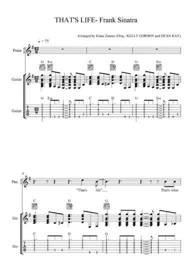 That's Life (arr. Klaus Zauner)