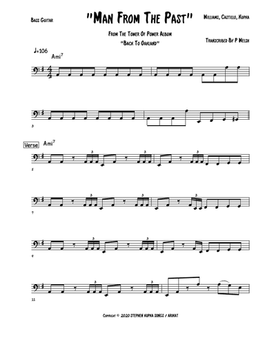 Man From The Past (arr. Accubass)
