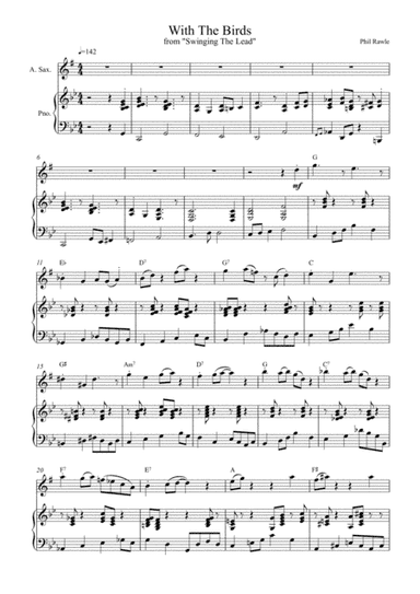 With The Birds - Alto Sax solo