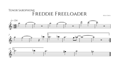 Freddie Freeloader (arr. Rafael Fernandes da Silva)