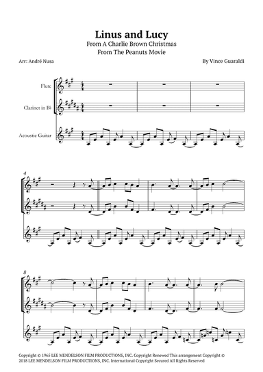 Linus And Lucy (arr. André Nusa)