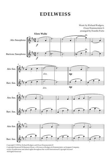 Edelweiss (arr. Danillo Porto)