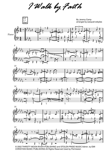 Walk By Faith (arr. ezequiel ediçôes)