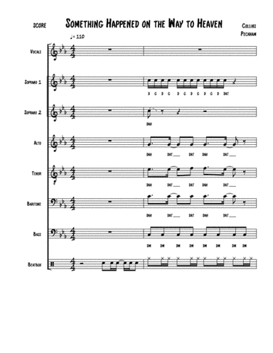 Something Happened On The Way To Heaven (arr. Jeff Peckham)