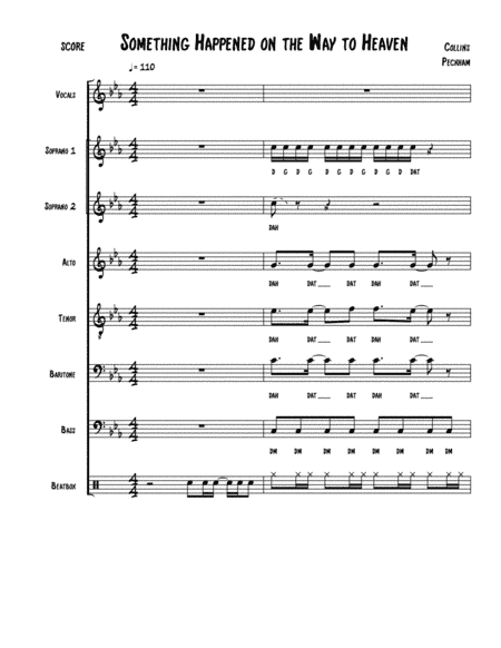 Something Happened On The Way To Heaven (arr. Jeff Peckham)