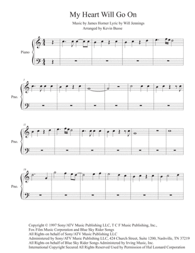 My Heart Will Go On (Love Theme from Titanic) (arr. Kevin Busse)