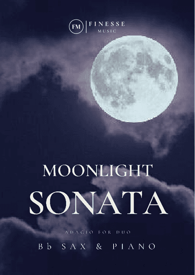 Moolight Sonata for Bb Saxophone + Piano (duet) (arr. Ivan de Andrade)