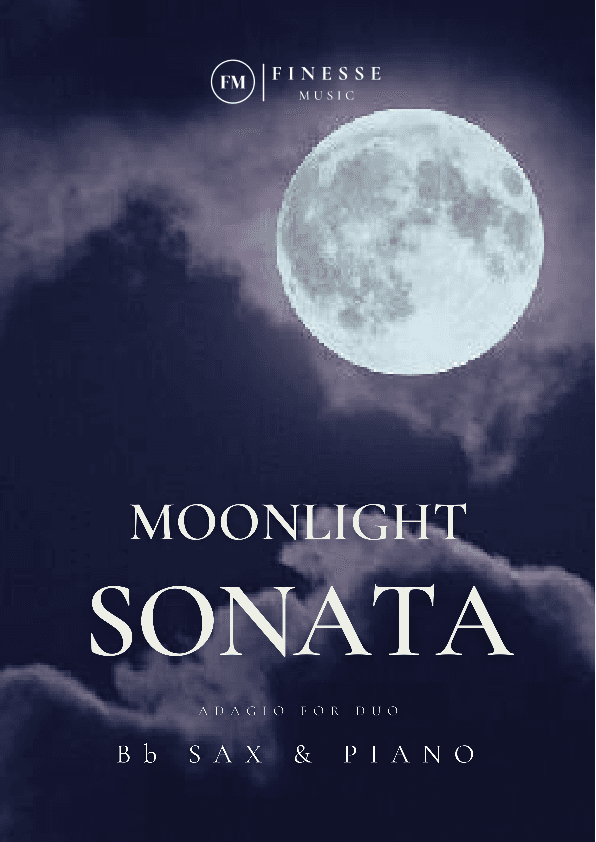 Moolight Sonata for Bb Saxophone + Piano (duet) (arr. Ivan de Andrade)